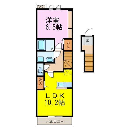 アムリタⅡの物件間取画像